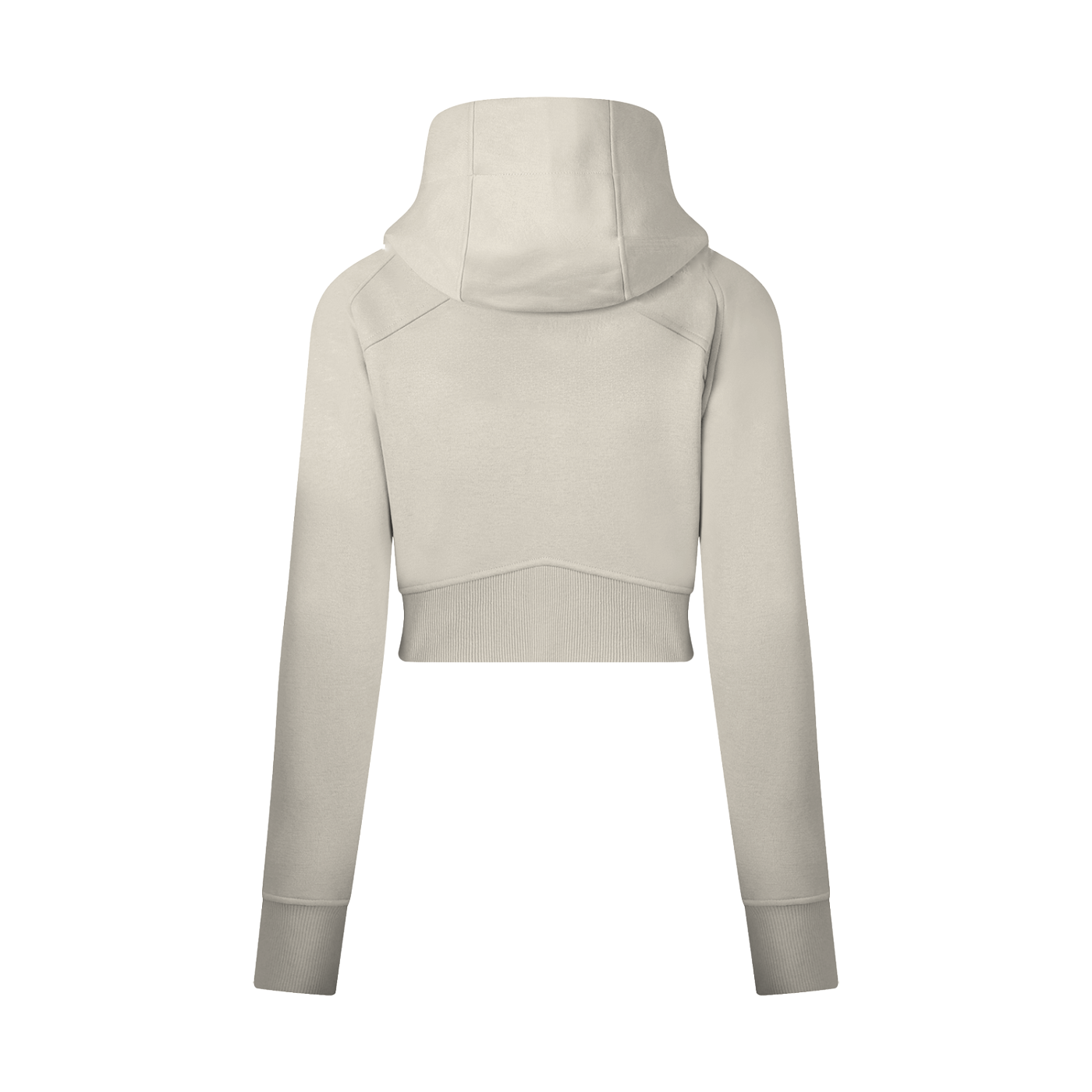 CA Cropped Zip-Up Hoodie