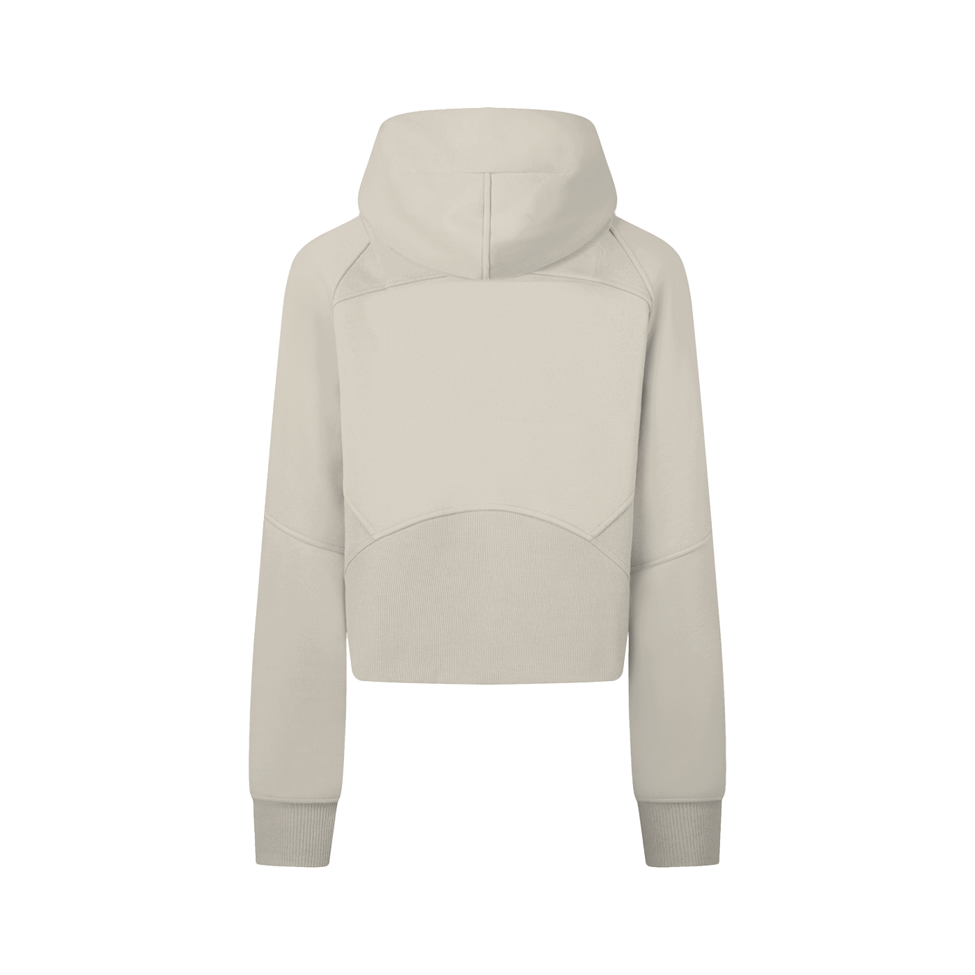 CA Cropped Zip-Up Hoodie with Pockets