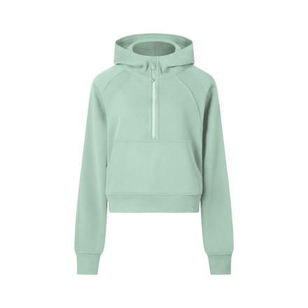 CA Cropped Half-Zip Hoodie