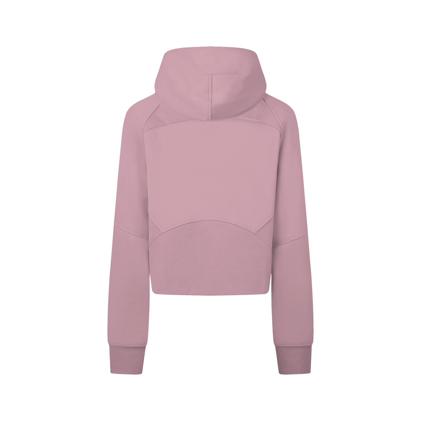 CA Cropped Zip-Up Hoodie with Pockets
