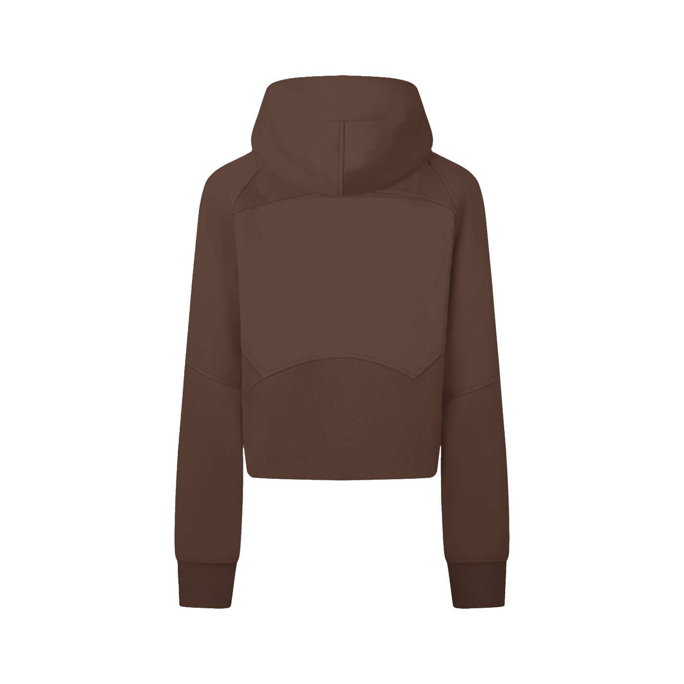 CA Cropped Zip-Up Hoodie with Pockets
