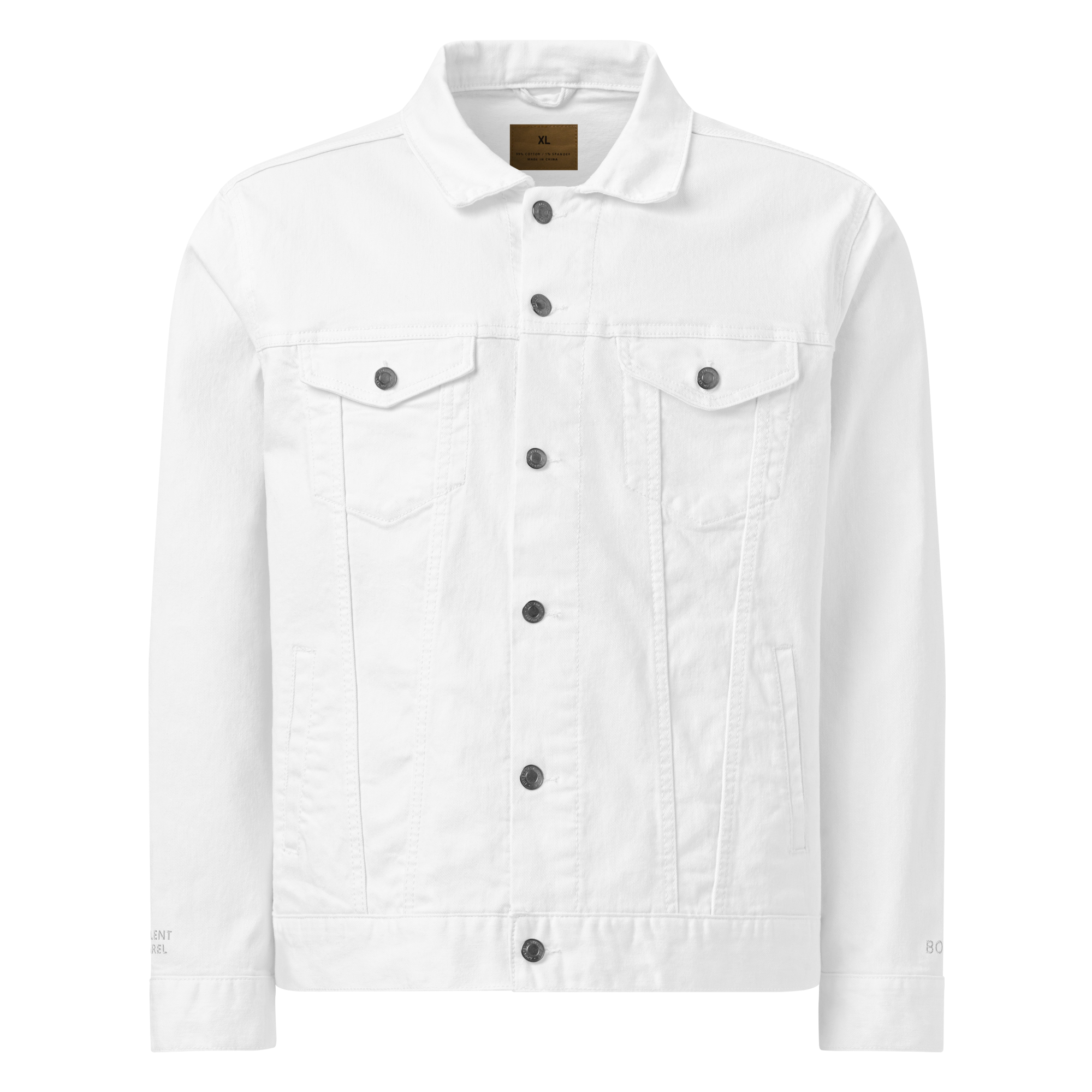 White Covalent Apparel Denim Jacket